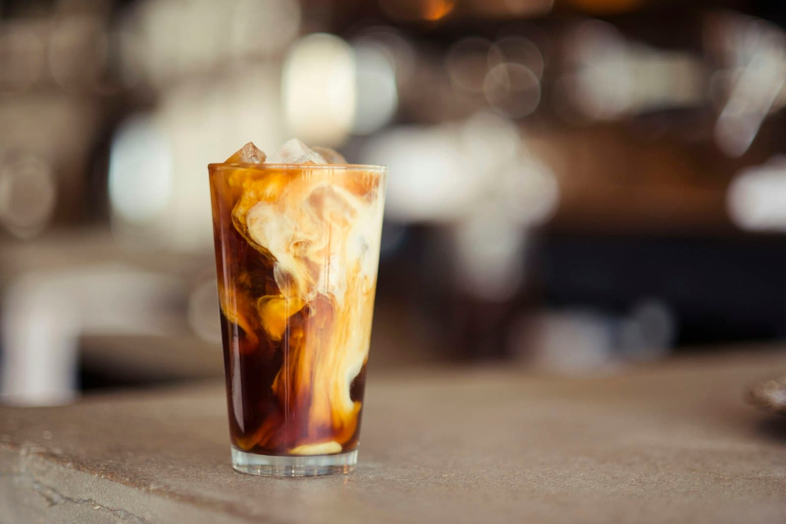 Coffee being poured